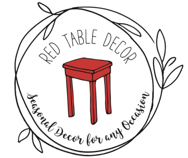 Red Table Decor